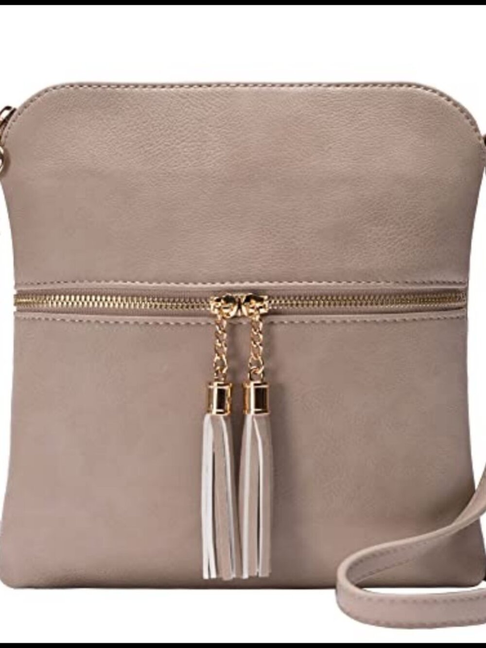 Lightweight Medium Crossbody Purse Tassel Adjustable Strap Everyday Travel Bag